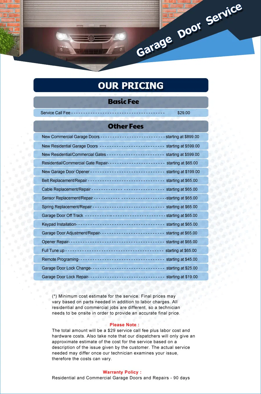 United Garage Door Garland, TX 972-649-0511